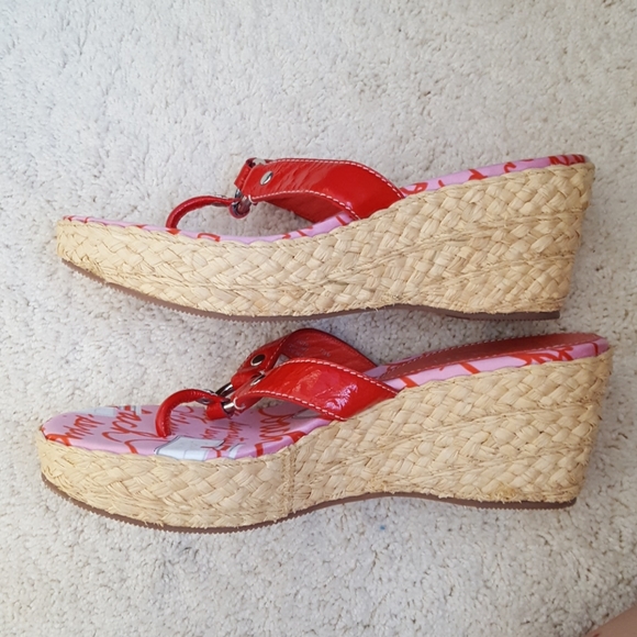 Coach Electra Espadrilles Wedge Sandals - Picture 4 of 8
